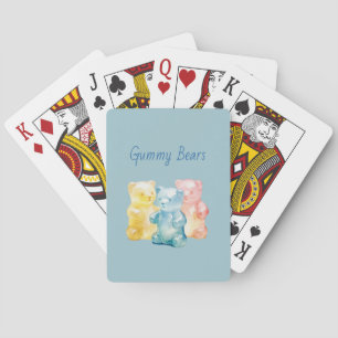 Süße Leckereien Gummibären Spielkarten