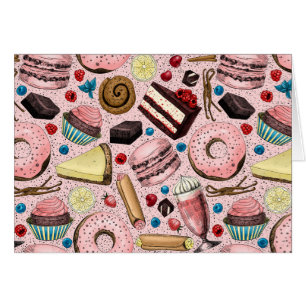 Süße Leckereien in Rosa