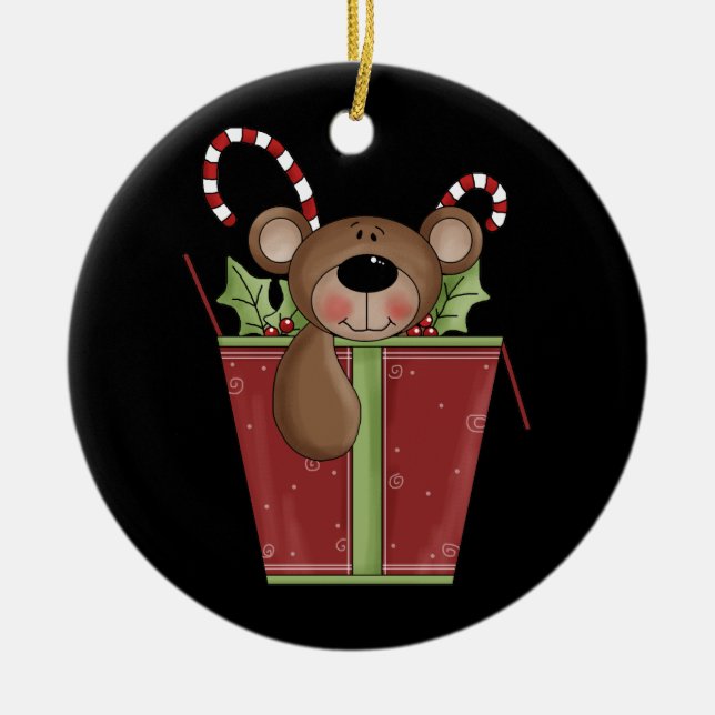 Süße Leckereien Keramik Ornament (Vorne)