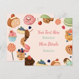 Süße Leckereien Save the Date