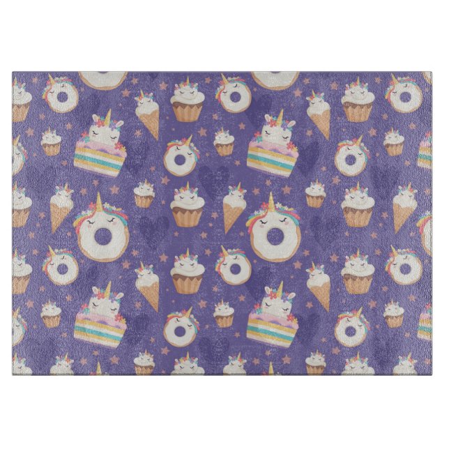 Süße Leckereien Schneidebrett (Vorderseite)