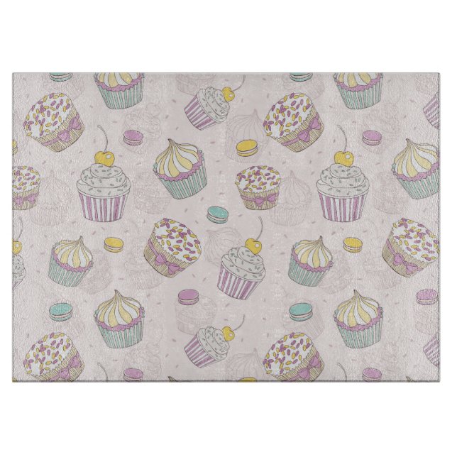 Süße Leckereien Schneidebrett (Vorderseite)