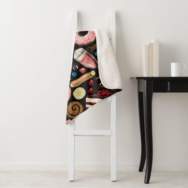 Süße Leckereien Sherpadecke (Beispiel)