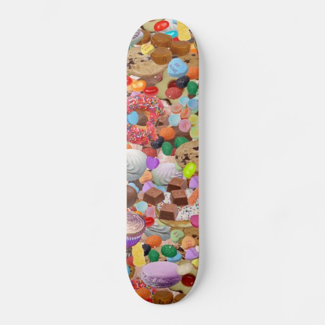 Süße Leckereien Skateboard (Vorderseite)