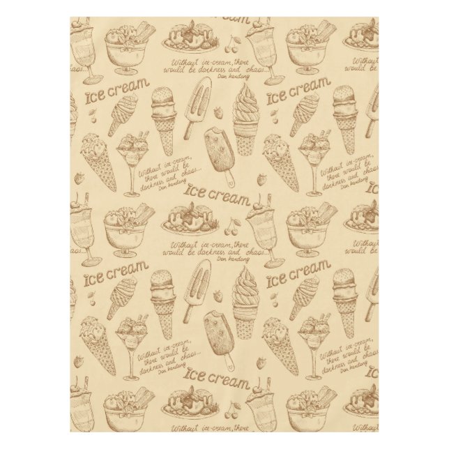 Süße Leckereien Tischdecke (Vorderseite)