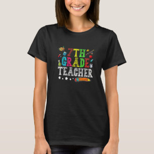 Süße Lehrerin der 7. Klasse Zurück zur Schule Erst T-Shirt
