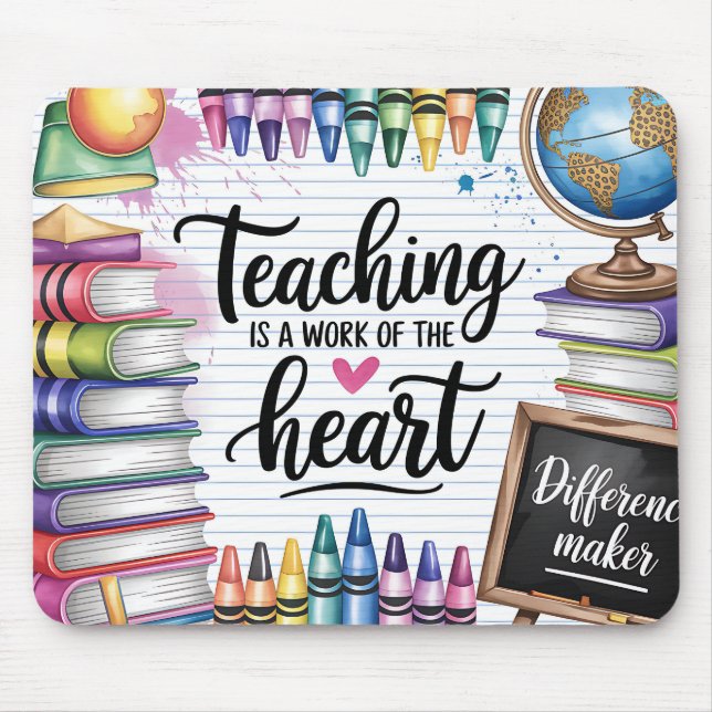 Süße Lehrerin Mousepad (Vorne)