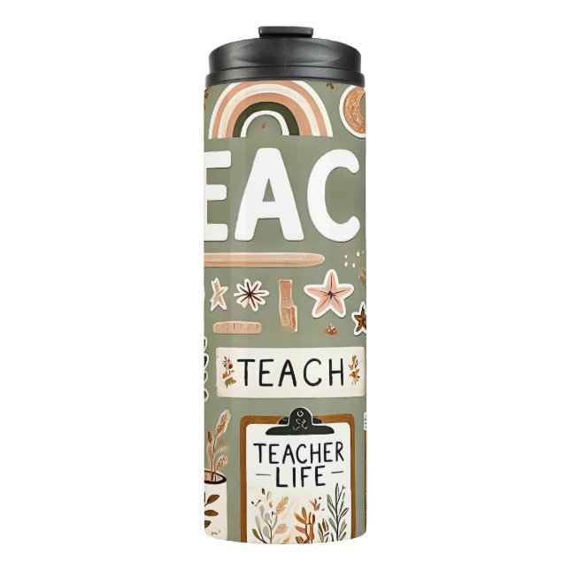 Süße Lehrerin Thermosbecher (Vorderseite)