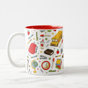 Süße Lehrerin Zweifarbige Tasse