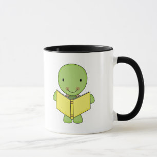 süße lesende Schildkröte Tasse