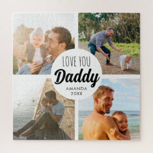 Süße Liebe, Daddy, individuelle Fotocollage  Puzzle