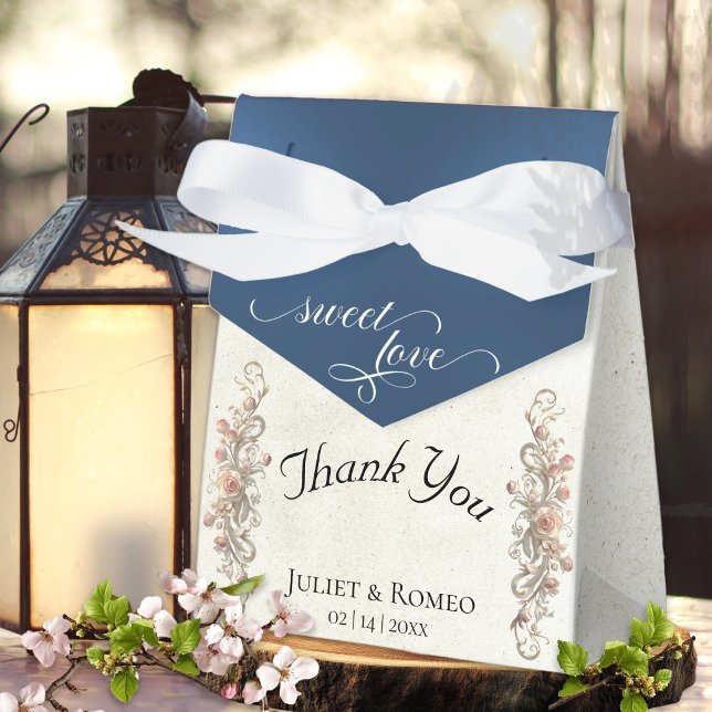 Süße Liebe Danke- Blau Geschenkschachtel (Von Creator hochgeladen)
