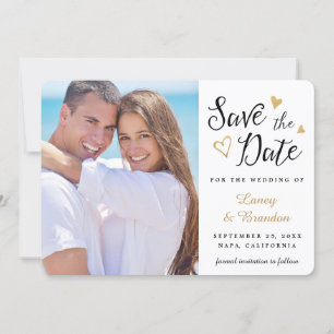 Süße Liebe-Foto-Save the Date Mitteilung Save The Date