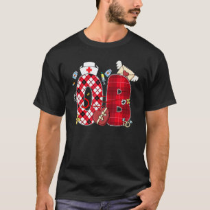 Süße Liebe Herz Stethoskop OB Krankenpfleger Leben T-Shirt
