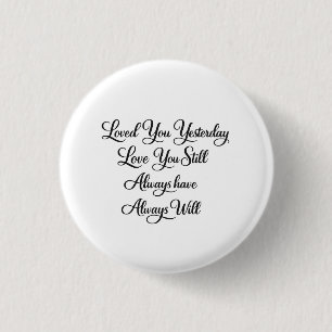 süße Liebe Herz Valentinstag Button