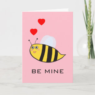 Süße Liebe Lustige Biene Mein Pun Liebe Karte