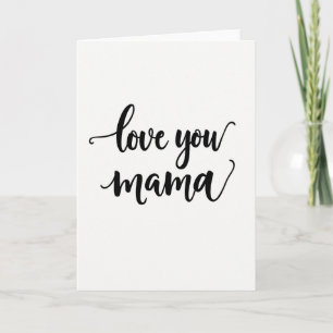 Süße Liebe Mama Karte
