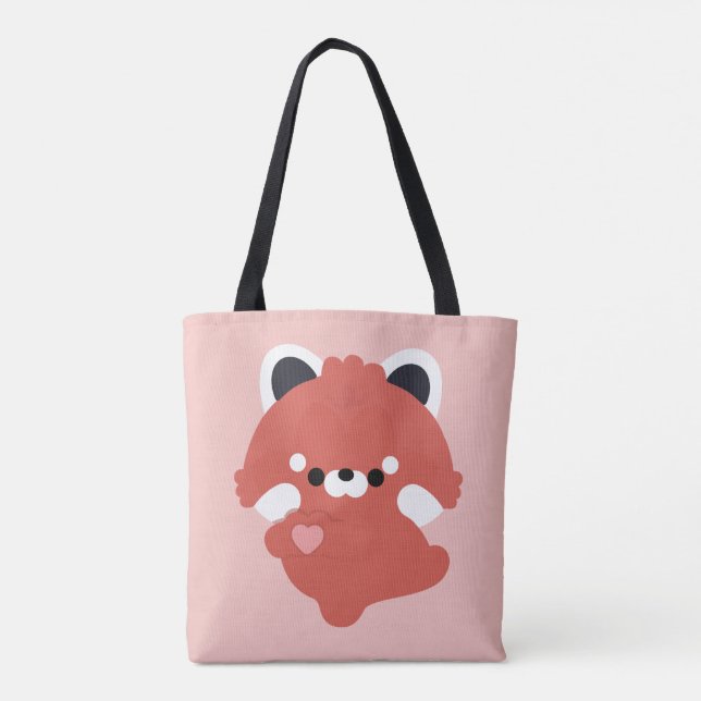 Süße Liebe Roter Panda (Rückseite)