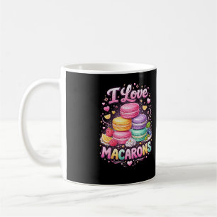 Süße Liebes-Macarons Kaffeetasse