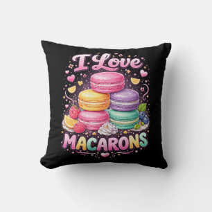 Süße Liebes-Macarons Kissen