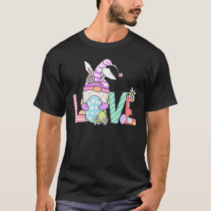 Süße Liebes-Osterhasen-Ohren Gnom Oster-Happy Eas T-Shirt