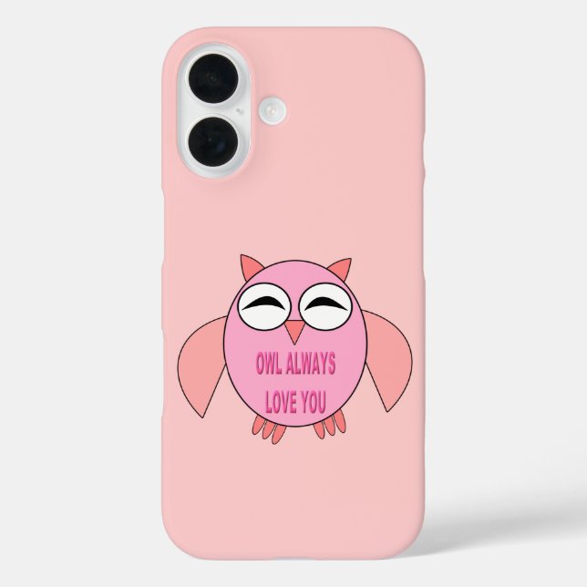 Süße Liebesbotschaft Eule Case-Mate iPhone Hülle (Rückseite)