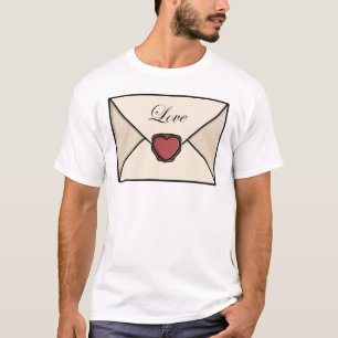 Süße Liebesbriefumschlag T-Shirt