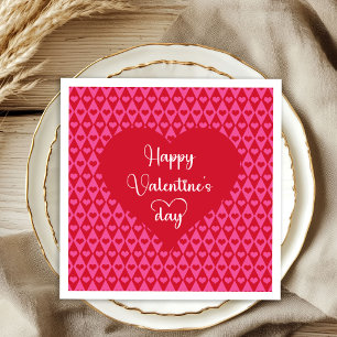Süße Liebesherzen Valentinstag Servietten