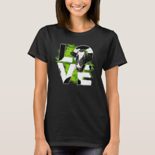 Süße Liebeskuh grünes Gras für Kuh T-Shirt