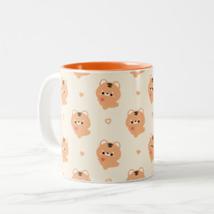 Süße Liebestiger Zweifarbige Tasse