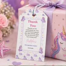 Süße lila Magie-Einhorn-Mädchen 5. Geburtstag