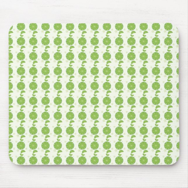 Süße Limetten-Mauspad mit Muster Mousepad (Vorne)