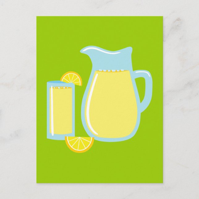 Süße Limonade Postkarte (Vorderseite)