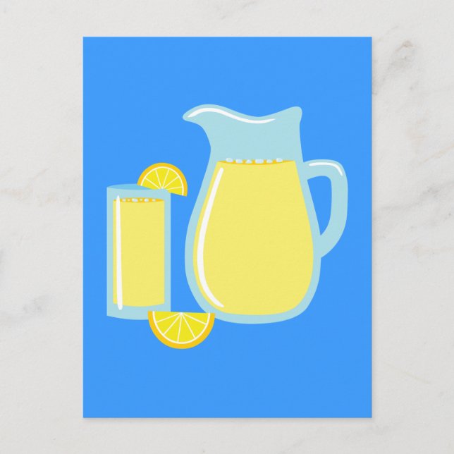Süße Limonade Postkarte (Vorderseite)