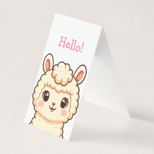 Süße Llama-Illustrationsdesign