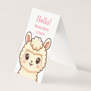 Süße Llama-Illustrationsdesign