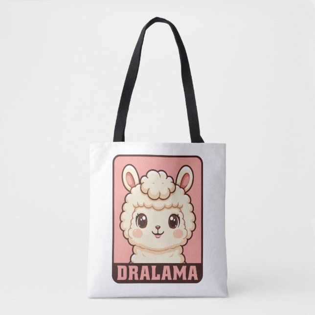 Süße Llama-Illustrationsdesign (Vorderseite)