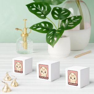 Süße Llama-Illustrationsdesign Geschenkschachtel