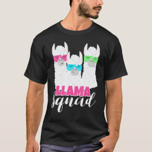 Süße Llama-Truppe im Retro-Stil der 80er T-Shirt