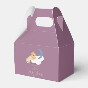 Süße Löwen Mond Wolke Babyparty Dankeschön Geschenkschachtel