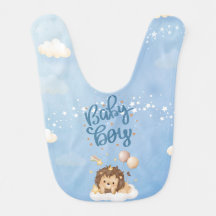 Süße Löwenkönig-Baby-Jungen-Bibs