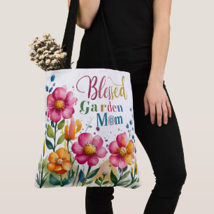 Süße lustige Bunte Blumen Gesegneter Garten Mama
