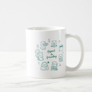 Süße lustige Erdhörnchen-Trupp-Tag-Lehrer-Mama-Kin Kaffeetasse