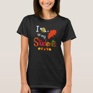 Süße Lustige Grundschullehrerin Herbst Biene Zurüc T-Shirt