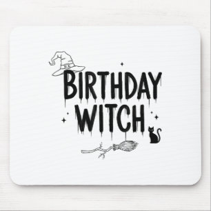 Süße Lustige Hexe Hexen Geburtstag Hexen Glücklich Mousepad