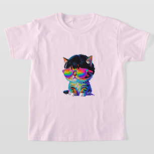 Süße lustige Katze (Gemälde Nr. 1) T-Shirt
