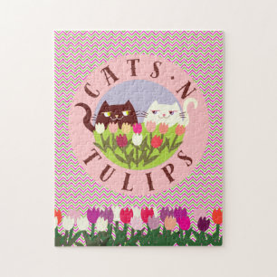 Süße lustige Katzen Puzzle