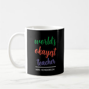 Süße lustige Lehrerdankbarkeit Kaffeetasse