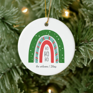 Süße lustige skandinavische Regenbogen-Nordic-Hygg Keramik Ornament