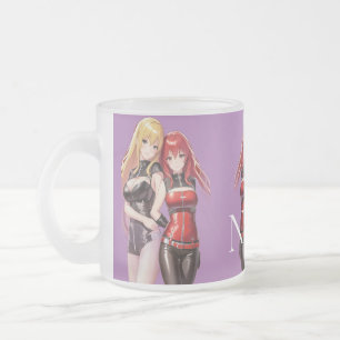 Süße Mädchen Anime Thunder_Cove Mattglastasse